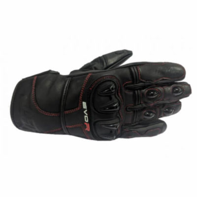 DSG Evo R Black Red Riding Gloves