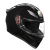 AGV K 1 Solid Gloss Black Full Face Helmet