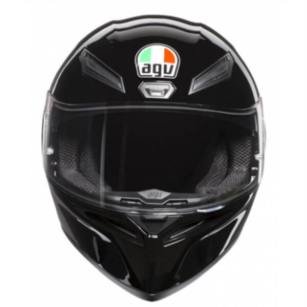 Matte Black, Medium/Large AGV Unisex-Adult Full Face K-1 Motorcycle Helmet 