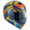 AGV K 3 SV Top PLK Five Continents Gloss Blue Orange Full Face Helmet
