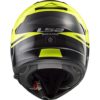 LS2 FF390 BREAKER BOLD MATT BLACK FLUORESCENT YELLOW full back