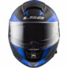 LS2 FF397 CITATION SIGN MATT BLACK BLUE full face helmet front