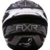AXR 816 Avalon Matt Black Silver Full Face Helmet1