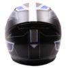 AXR 816 Carbon Matt Black Blue Grey Full Face Helmet1