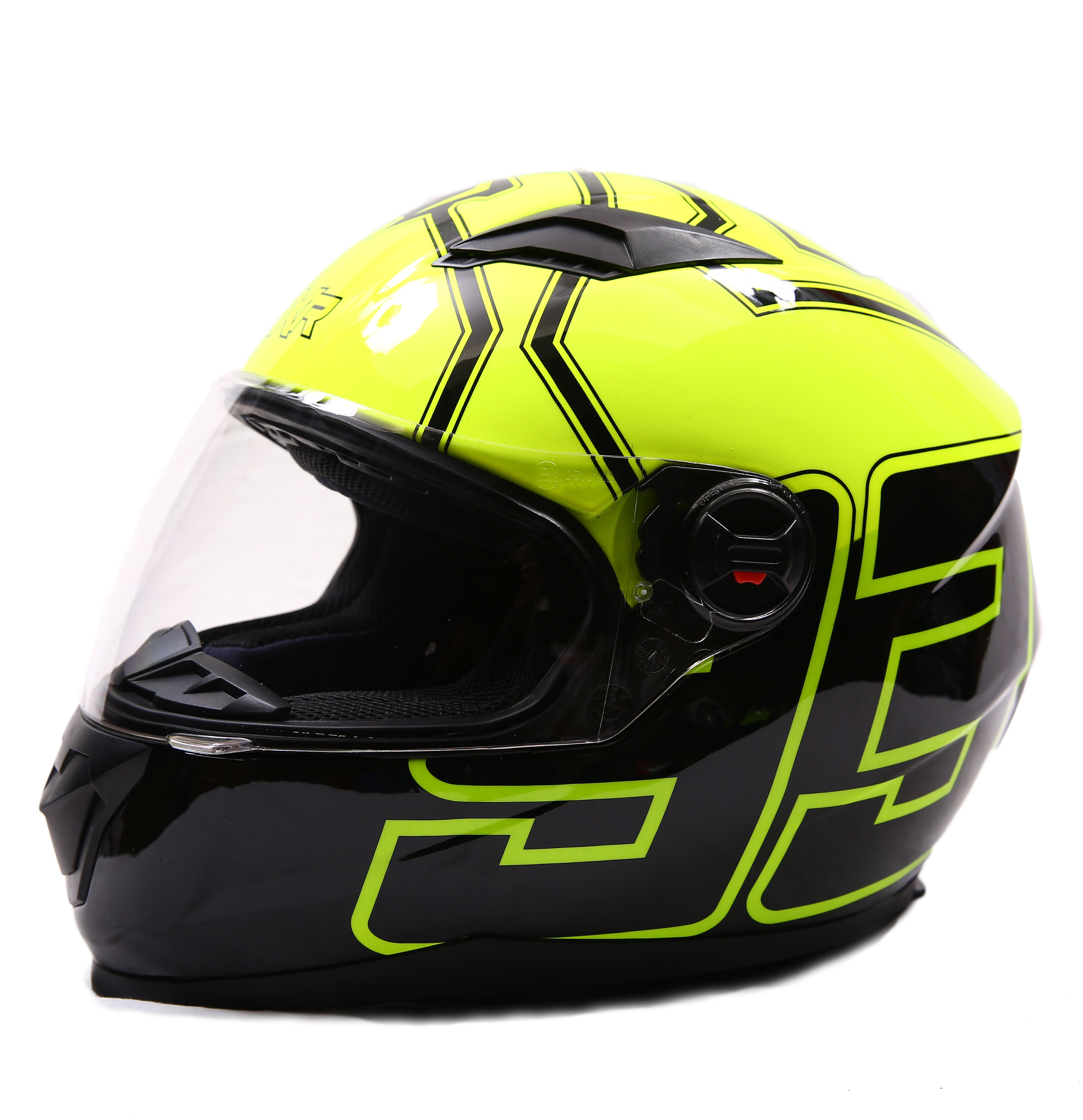 AGV Compact Course Helmet - Yellow/Black | Free Next Day 