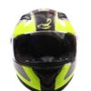 AXR 816 Spectre Gloss Grey Black Fluorescent Yellow Full Face Helmet2