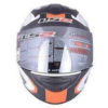 LS2 FF352 Atmos Matt White Orange Full Face Helmet 2