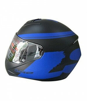LS2 FF352 Gamma Black Blue Gloss Full Face Helmet 1