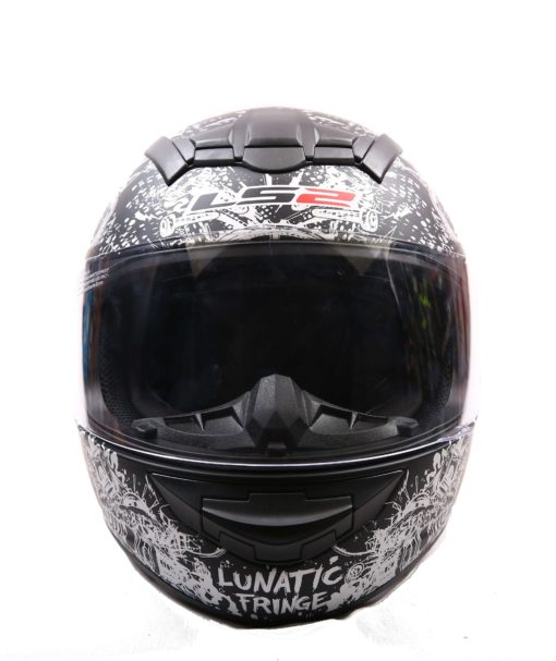 LS2 FF352 Lunatic Matt Black Silver Full Face Helmet 3