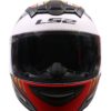 LS2 FF352 Spool Matt White Green Grey Full Face Helmet 3