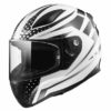 LS2 FF353 Carborace Matt White Black Full Face Helmet1