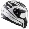 LS2 FF353 Carborace Matt White Black Full Face Helmet3