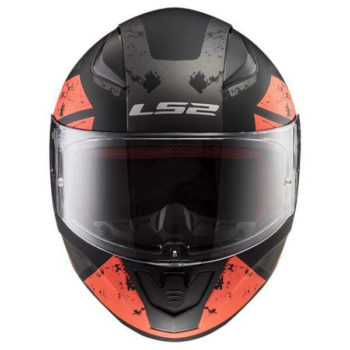 LS2 FF353 Rapid Deadbolt Matt Black Red Full Face Helmet 2