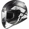 LS2 FF353 Rapid Deadbolt Matt Black White Full Face Helmet