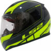 LS2 FF353 Rapid Infinity Matt Black Grey Fluorescent Yellow Full Face Helmet 1