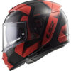 LS2 FF390 Breaker Physics Matt Black Red Full Face Helmet 1