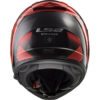 LS2 FF390 Breaker Physics Matt Black Red Full Face Helmet 3