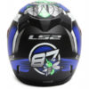 LS2 FF391 Moska Matt Black Blue Full Face Helmet 2