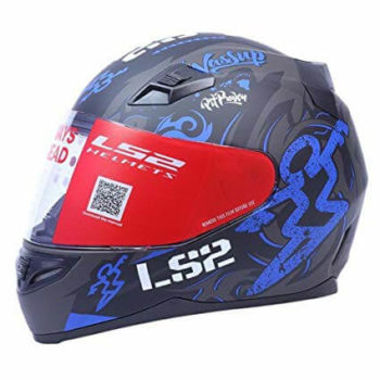 LS2 FF391 Olympic Matt Black Blue Full Face Helmet 1