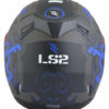 LS2 FF391 Olympic Matt Black Blue Full Face Helmet 3