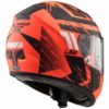 LS2 FF397 Vector Evo Hunter Matt Orange Black Full Face Helmet 2