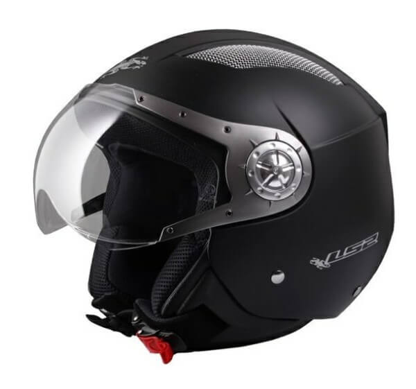 cáustico Simplemente desbordando Sumamente elegante LS2 OF545 Tom Cat Matt Black Open Face Helmet | Custom Elements