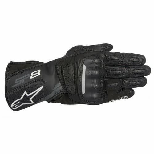 Alpinestars SP8 V2 Black Grey Riding Gloves