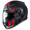 HJC CL 17 Arica MC1SF Matt Black Red Full Face Helmet1