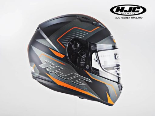 HJC CS 15 TRION MC6HSF Matt Black Orange Grey Full Face Helmet