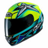 HJC CS 15 Toni MC4H Matt Black Blue Green Full Face Helmet