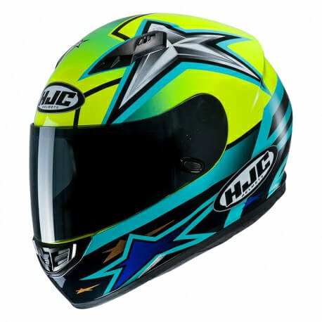 HJC CS 15 Toni MC4H Matt Black Blue Green Full Face Helmet