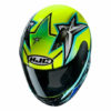 HJC CS 15 Toni MC4H Matt Black Blue Green Full Face Helmet1