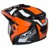 HJC DX X1 AWING MC7SF Matt Black Orange White Full Face Helmet2