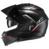 HJC IS MAX2 DOVA MC1SF Matt Black Red Grey Flip Up Helmet2
