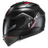 HJC IS MAX2 DOVA MC1SF Matt Black Red Grey Flip Up Helmet5