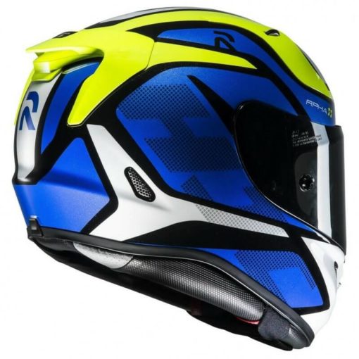 HJC RPHA 11 Deroka MC2 Matt Blue Green White Full Face Helmet3