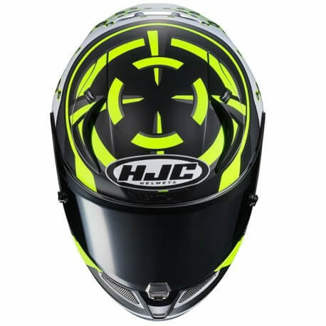 HJC RPHA 11 IANNONE 29 MC4SHF Matt Black Yellow White Full Face Helmet3
