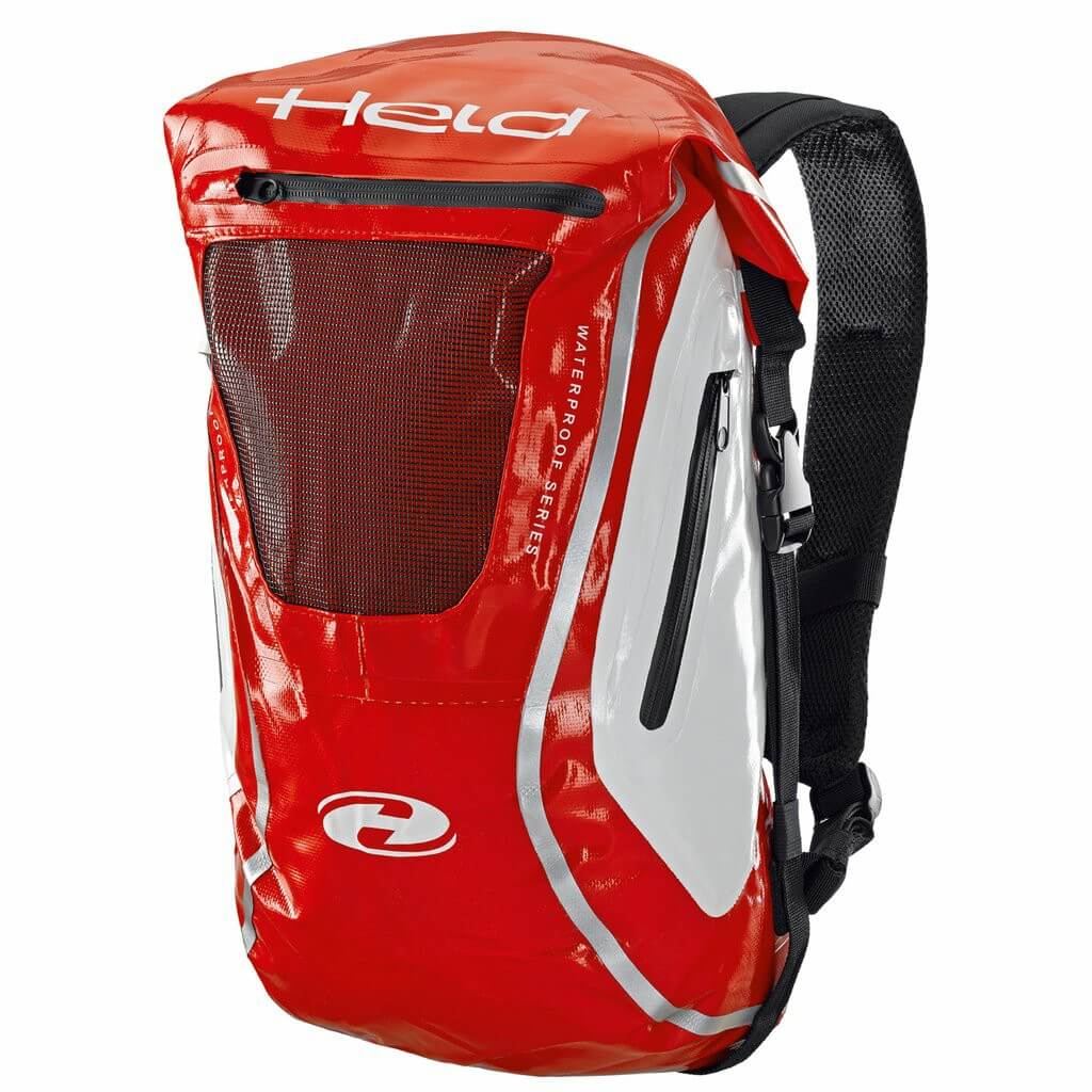 Held Zaino PVC Coating Touring White Red Backpack|Buy online in India