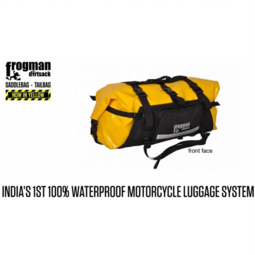 Dirtsack Frogman Waterproof Black Yellow Tail Bag