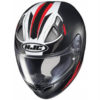 HJC FG17 Valve MC1SF Matt Black White Red Full Face Helmet 2