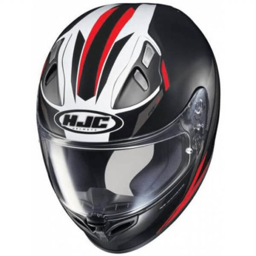HJC FG17 Valve MC1SF Matt Black White Red Full Face Helmet 2