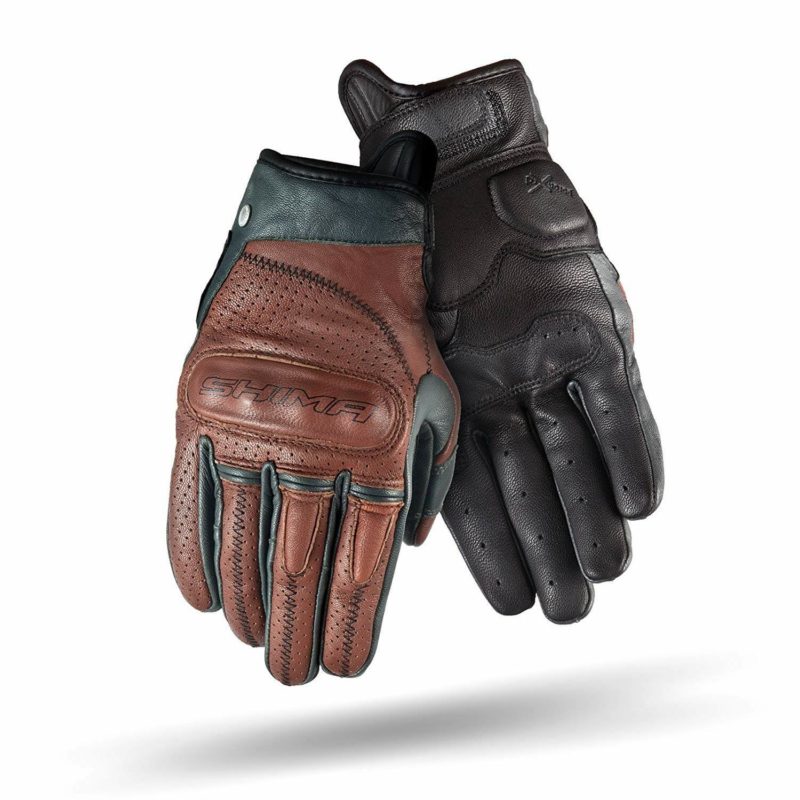 Shima Caliber Brown Riding Gloves2