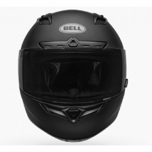 BELL Qualifier DLX MIPS Illusion Matt Gloss Black Blue Full Face Helmet front 2