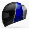 BELL Qualifier DLX MIPS Illusion Matt Gloss Black Blue Full Face Helmet side 2
