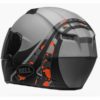 BELL Qualifier Integrity Matt Camo Grey Orange Full Face Helmet BACK 2