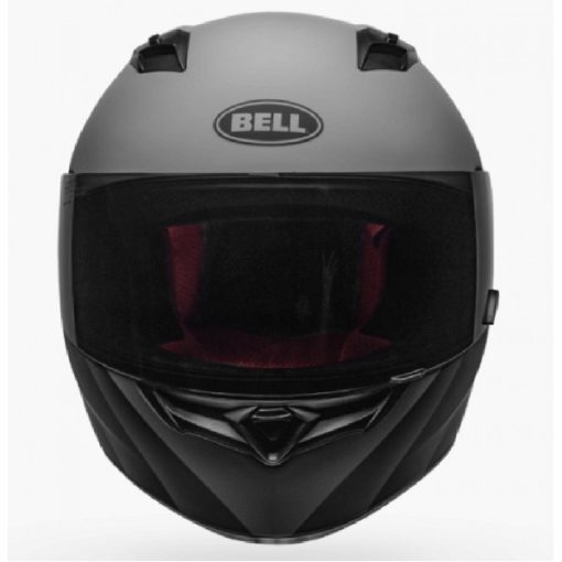 BELL Qualifier Integrity Matt Camo Grey Orange Full Face Helmet FRONT