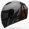 BELL Qualifier Integrity Matt Camo Grey Orange Full Face Helmet SIDE 2