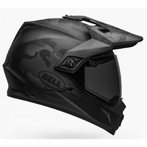 Bell MX 9 Adventure MIPS Stealth Camo Black Dualsport Helmet SIDE