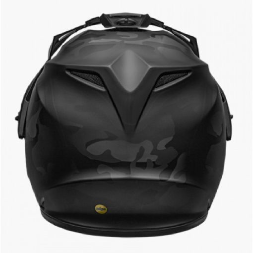 Bell MX 9 Adventure MIPS Stealth Camo Black Dualsport Helmet back 2
