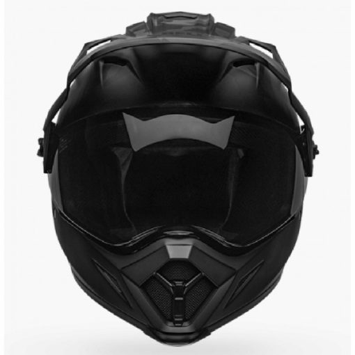 Bell MX 9 Adventure MIPS Stealth Camo Black Dualsport Helmet front 2